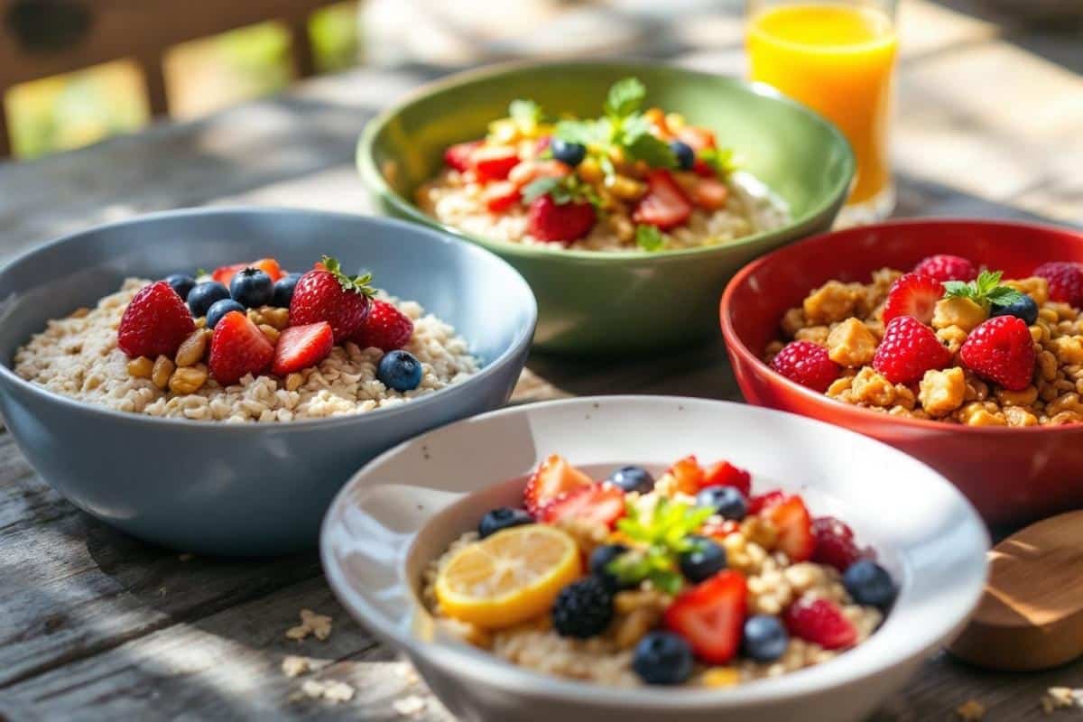 3 recettes à base de flocon d' avoine pour le petit-déjeuner