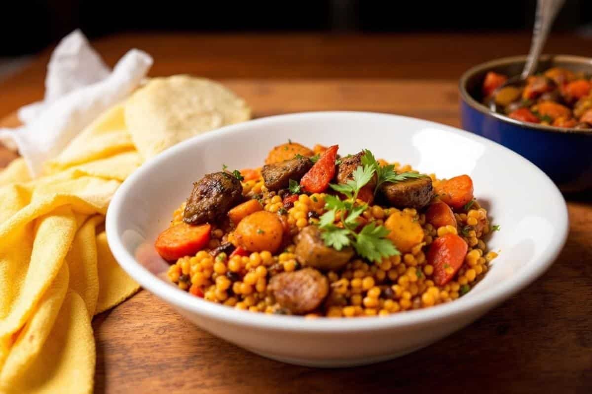Recette de tajine de légumes racines au millet