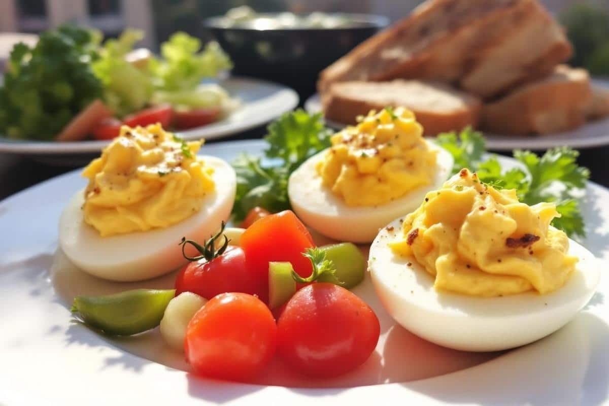 Avec quoi accompagner des oeufs mimosa