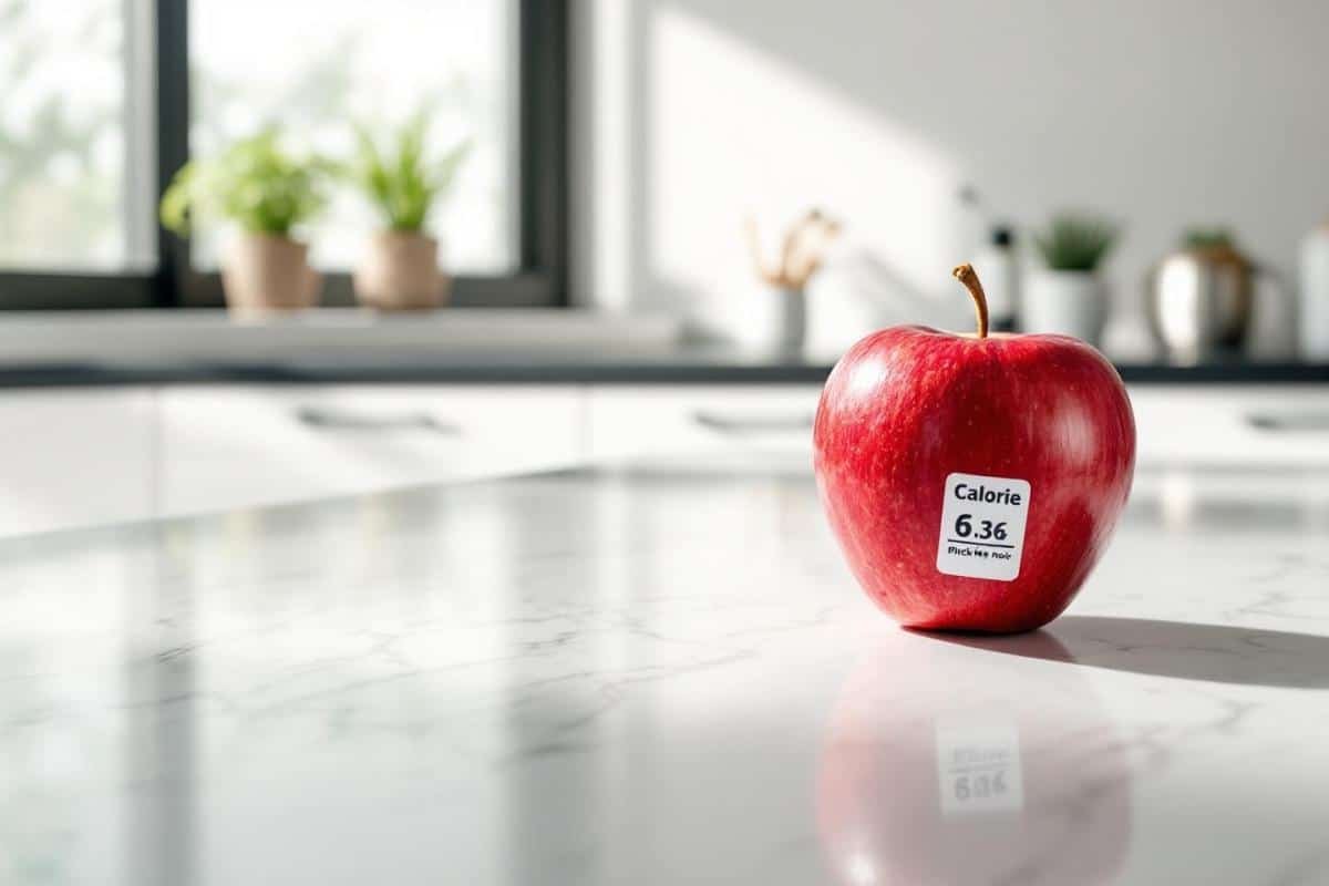 Combien y a-t-il de calories dans une pomme ?